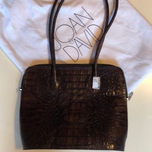 Joan & David Crocodile purse